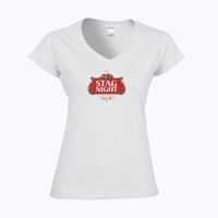 Softstyle™ women's v-neck t-shirt Thumbnail