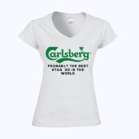 Softstyle™ women's v-neck t-shirt Thumbnail