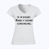 Softstyle™ women's v-neck t-shirt Thumbnail