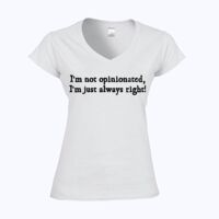 Softstyle™ women's v-neck t-shirt Thumbnail