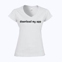 Softstyle™ women's v-neck t-shirt Thumbnail