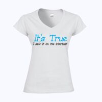 Softstyle™ women's v-neck t-shirt Thumbnail