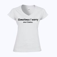 Softstyle™ women's v-neck t-shirt Thumbnail