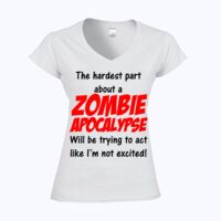 Softstyle™ women's v-neck t-shirt Thumbnail