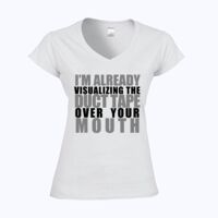 Softstyle™ women's v-neck t-shirt Thumbnail