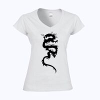 Softstyle™ women's v-neck t-shirt Thumbnail