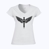 Softstyle™ women's v-neck t-shirt Thumbnail