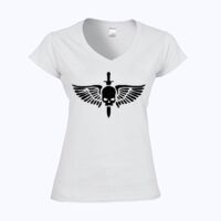 Softstyle™ women's v-neck t-shirt Thumbnail
