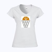 Softstyle™ women's v-neck t-shirt Thumbnail