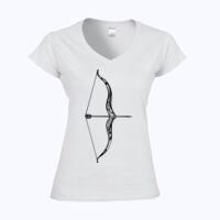 Softstyle™ women's v-neck t-shirt Thumbnail