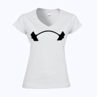 Softstyle™ women's v-neck t-shirt Thumbnail