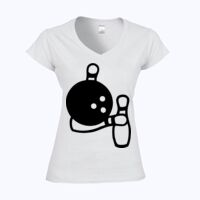 Softstyle™ women's v-neck t-shirt Thumbnail