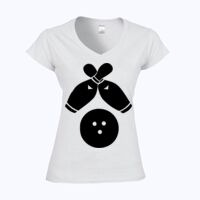 Softstyle™ women's v-neck t-shirt Thumbnail