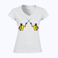 Softstyle™ women's v-neck t-shirt Thumbnail