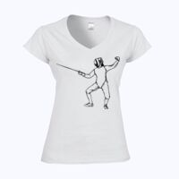Softstyle™ women's v-neck t-shirt Thumbnail