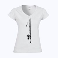 Softstyle™ women's v-neck t-shirt Thumbnail