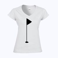 Softstyle™ women's v-neck t-shirt Thumbnail
