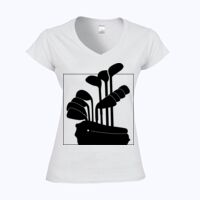 Softstyle™ women's v-neck t-shirt Thumbnail
