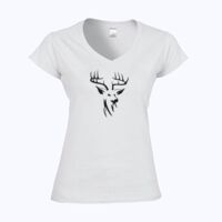 Softstyle™ women's v-neck t-shirt Thumbnail