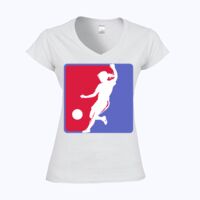 Softstyle™ women's v-neck t-shirt Thumbnail