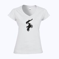 Softstyle™ women's v-neck t-shirt Thumbnail