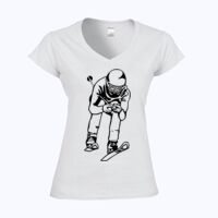 Softstyle™ women's v-neck t-shirt Thumbnail