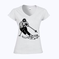 Softstyle™ women's v-neck t-shirt Thumbnail