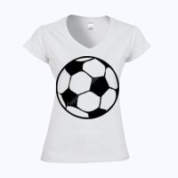 Softstyle™ women's v-neck t-shirt Thumbnail