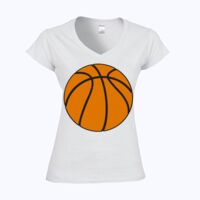 Softstyle™ women's v-neck t-shirt Thumbnail