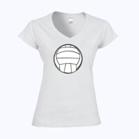 Softstyle™ women's v-neck t-shirt Thumbnail