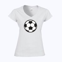 Softstyle™ women's v-neck t-shirt Thumbnail