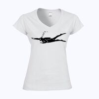 Softstyle™ women's v-neck t-shirt Thumbnail