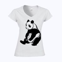 Softstyle™ women's v-neck t-shirt Thumbnail
