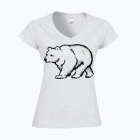 Softstyle™ women's v-neck t-shirt Thumbnail