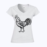 Softstyle™ women's v-neck t-shirt Thumbnail