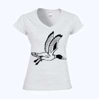 Softstyle™ women's v-neck t-shirt Thumbnail