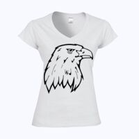 Softstyle™ women's v-neck t-shirt Thumbnail