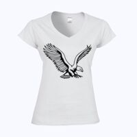 Softstyle™ women's v-neck t-shirt Thumbnail