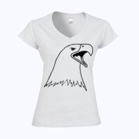 Softstyle™ women's v-neck t-shirt Thumbnail