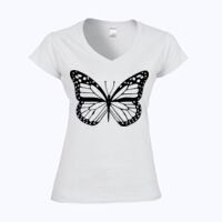 Softstyle™ women's v-neck t-shirt Thumbnail