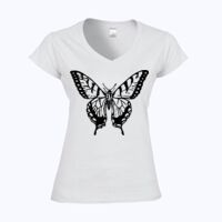 Softstyle™ women's v-neck t-shirt Thumbnail