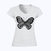 Softstyle™ women's v-neck t-shirt Thumbnail