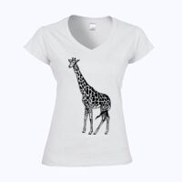 Softstyle™ women's v-neck t-shirt Thumbnail