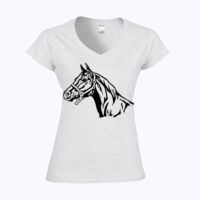 Softstyle™ women's v-neck t-shirt Thumbnail