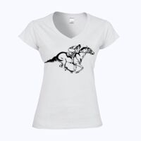 Softstyle™ women's v-neck t-shirt Thumbnail