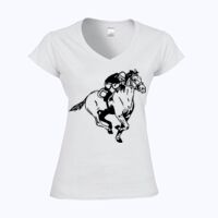 Softstyle™ women's v-neck t-shirt Thumbnail