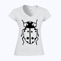 Softstyle™ women's v-neck t-shirt Thumbnail