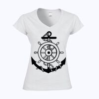 Softstyle™ women's v-neck t-shirt Thumbnail