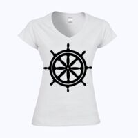 Softstyle™ women's v-neck t-shirt Thumbnail