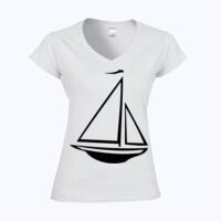 Softstyle™ women's v-neck t-shirt Thumbnail